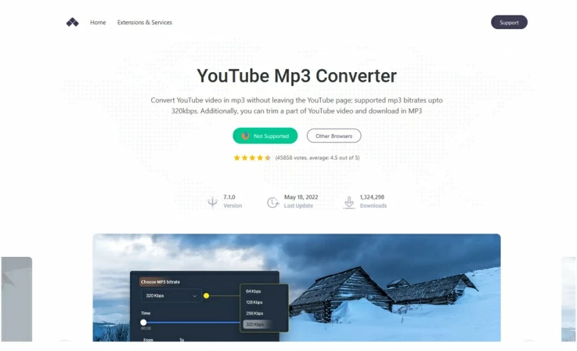 Addoncrop YouTube Mp3 Converter