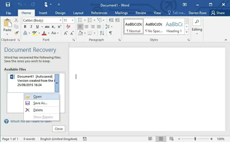 5 Proven Ways to Recover Unsaved Word Documents4