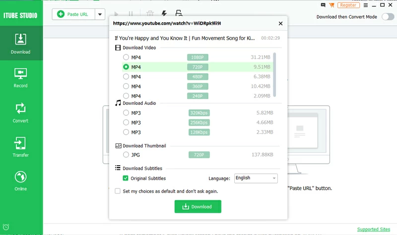 YouTube video download2