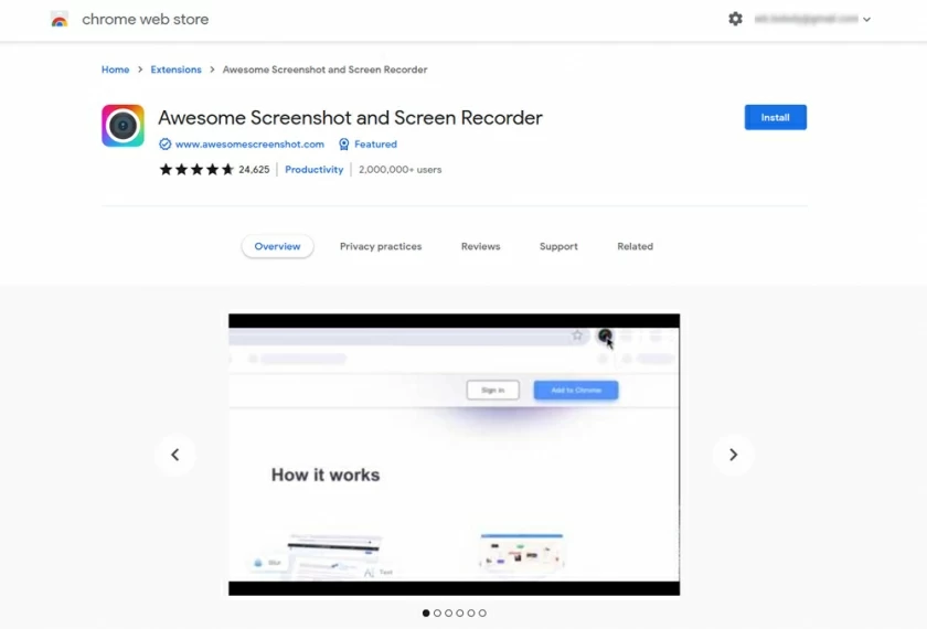 Como gravar a tela usando o Chrome de graça3