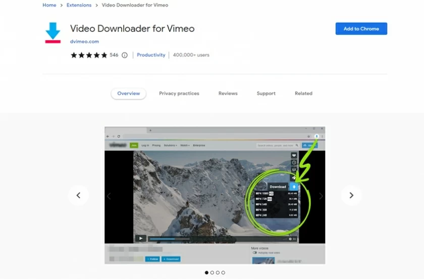 Best vimeo video downloader chrome2