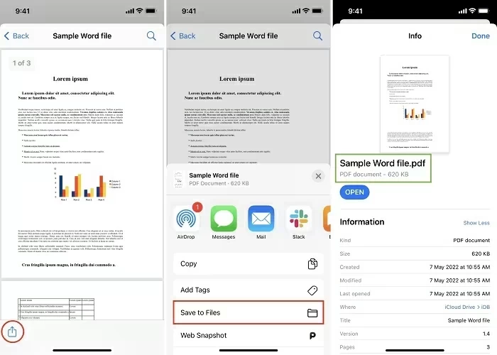 Convert Word to PDF14