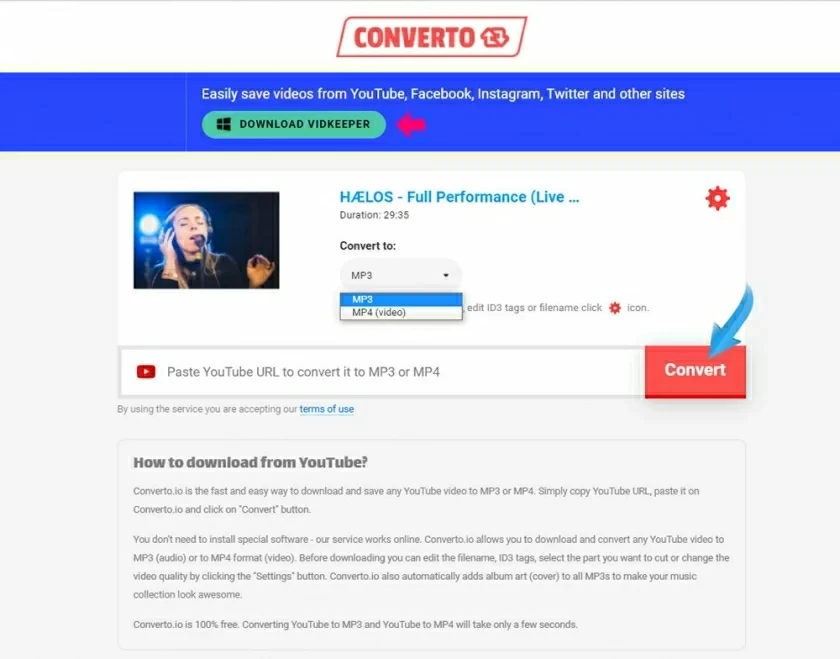 download music from YouTube music 4