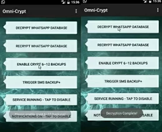 Effective Ways to Decrypt WhatsApp DataBase8