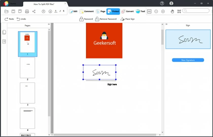 How to add a signature to a PDF document4