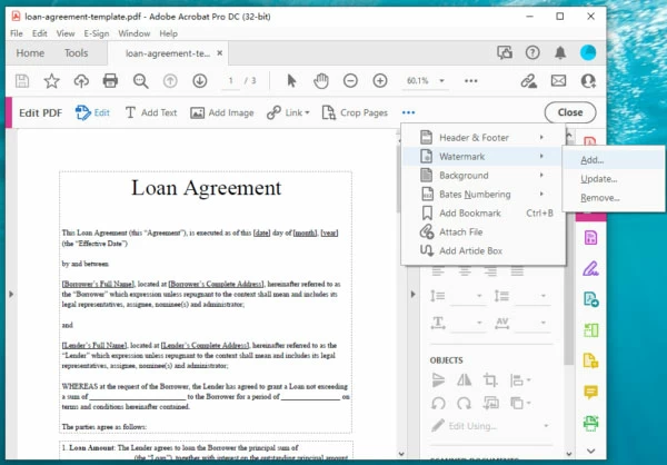 How to Add Watermark to PDF7