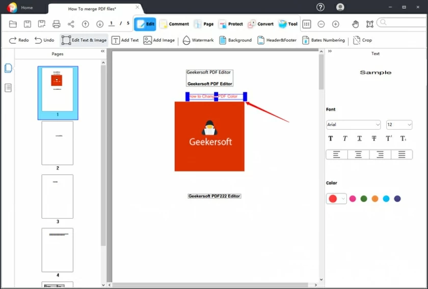 How to Change PDF Color3