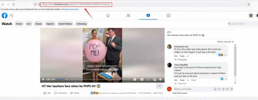 How to download/save video from facebook2