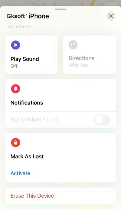 How to factory reset iPhone without password2