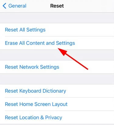 How to factory reset iphone13/12/111
