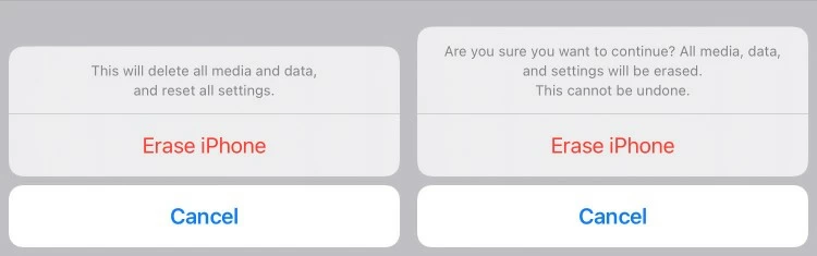 Como restaurar o iphone 13/12/11 de fábrica3