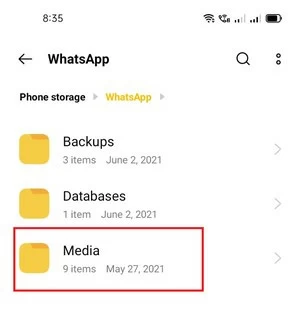 How to recover deleted photos from whatsapp Andriod2