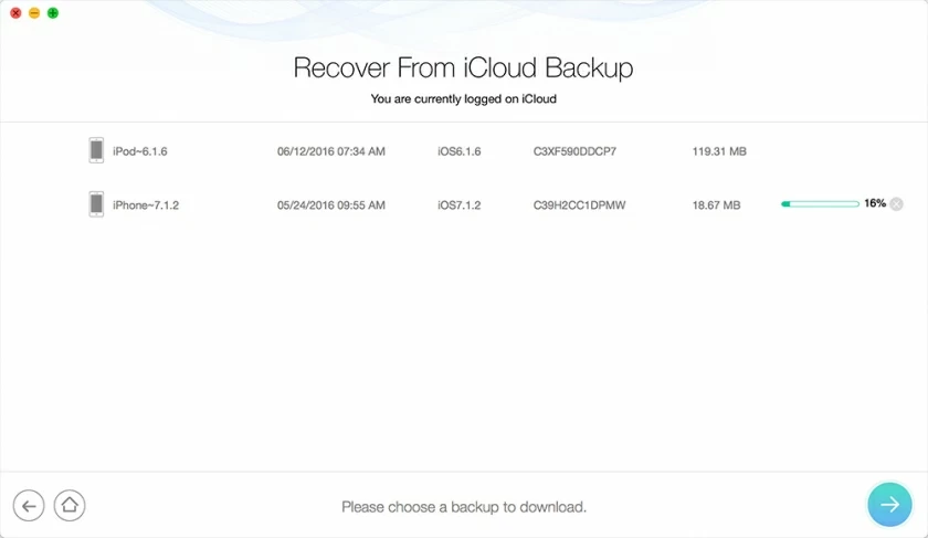 How to recover deleted photos from whatsapp to iPhone7