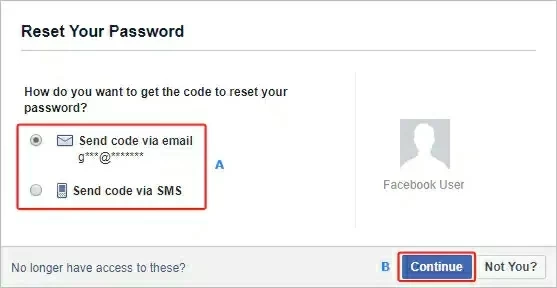 How to Reset Facebook Password without Email and Phone Number2