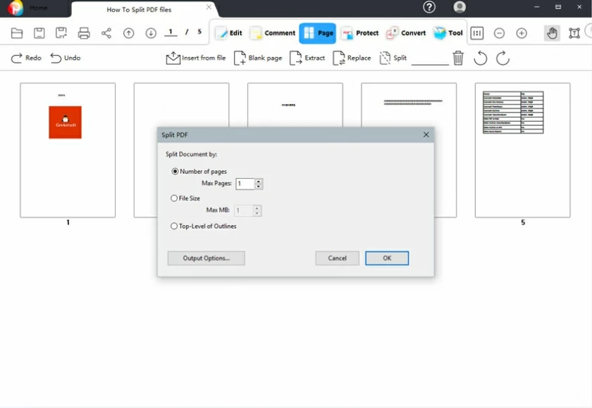 How To Split PDF Files3