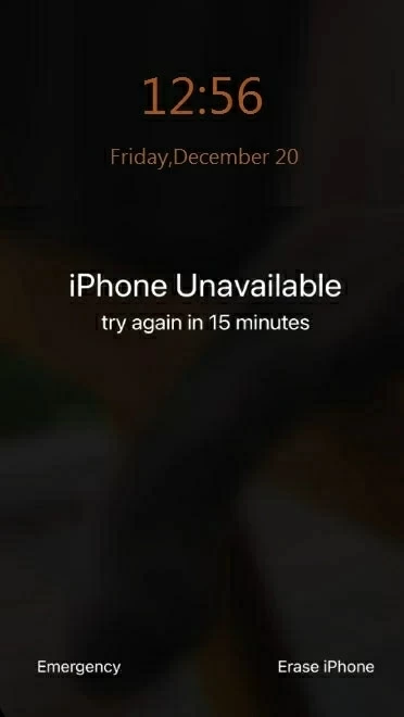 iPhone Unavailable/Security Lockout 1