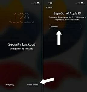 iPhone Unavailable/Security Lockout 2