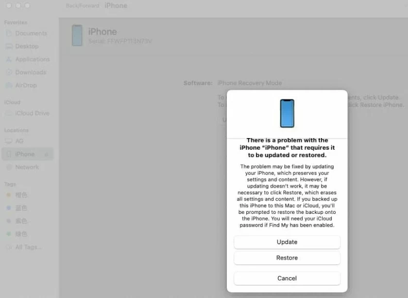 iPhone Unavailable/Security Lockout 8