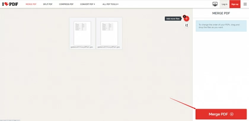 How to Merge PDFs files with iLovePDF4