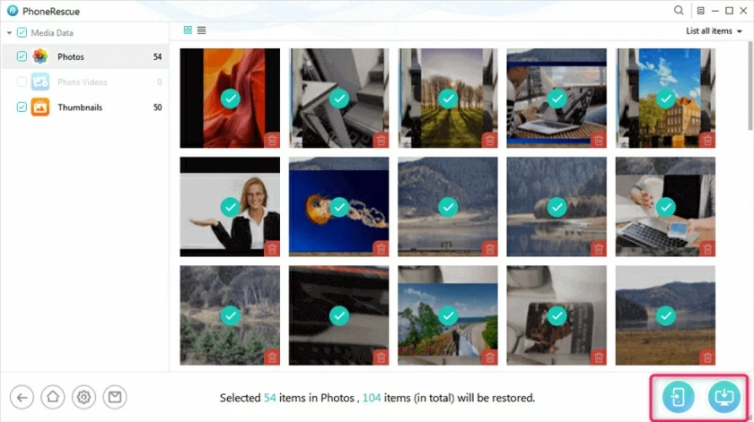 restore photos from icloud6