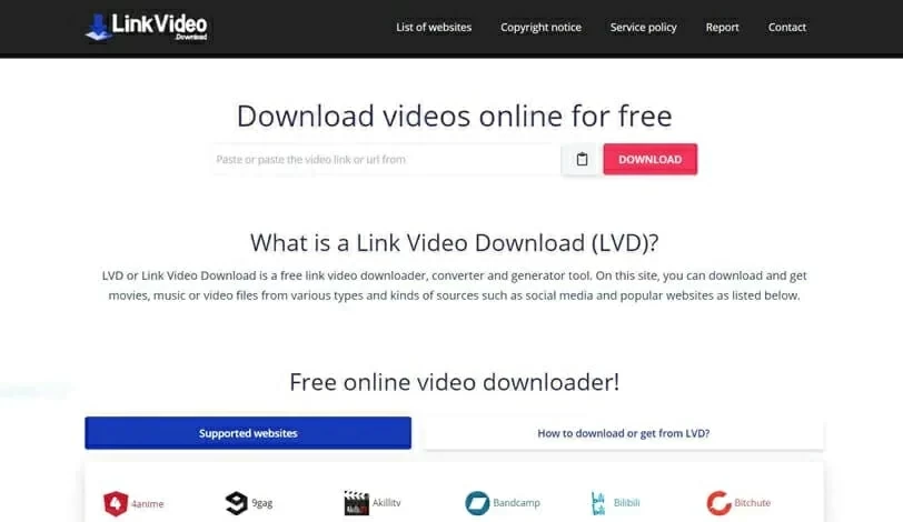 The Most Recommendable 10 Free Online URL Video Downloaders6