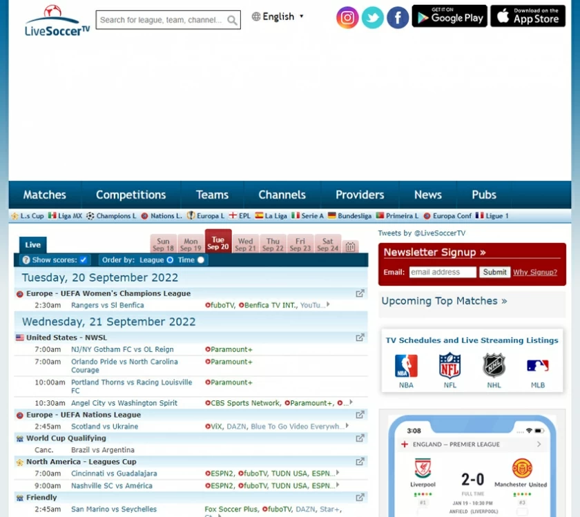 Top 7 Football Streaming Apps for Android & iOS6