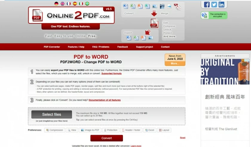 Top 5 pdf2word online converter2