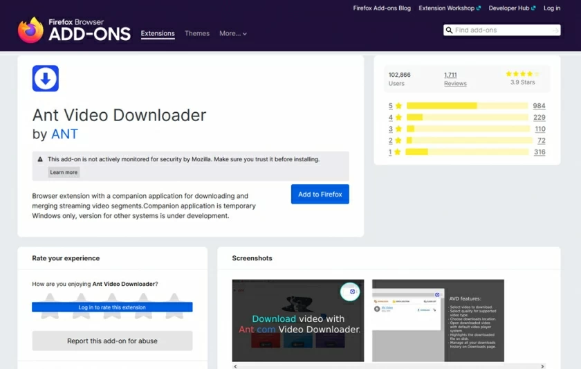 Ant Video Downloader
