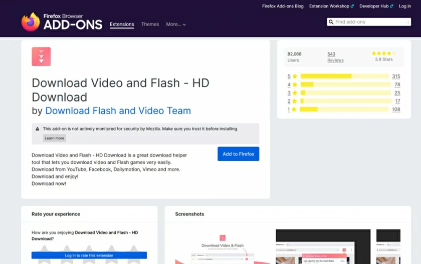 Download Video and Flash