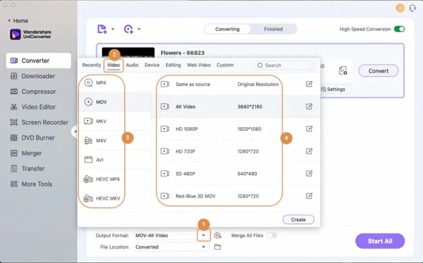 4 Best Ways to Convert AVI files to MP4 on Mac/ Windows 2