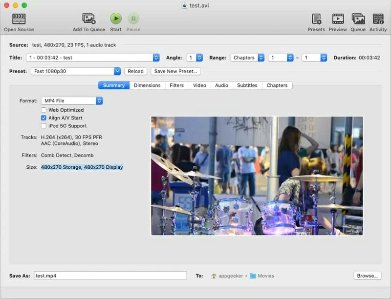 4 Best Ways to Convert AVI files to MP4 on Mac/ Windows 4
