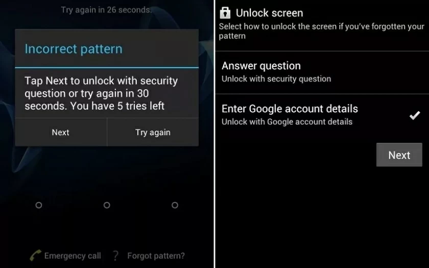5 Effective Ways to Unlock Android Forgot Pattern Lock10