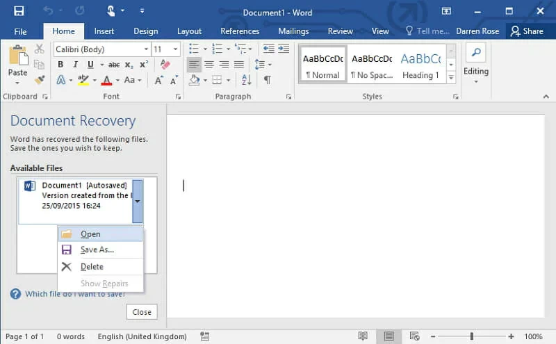 5 Proven Ways to Recover Unsaved Word Documents4