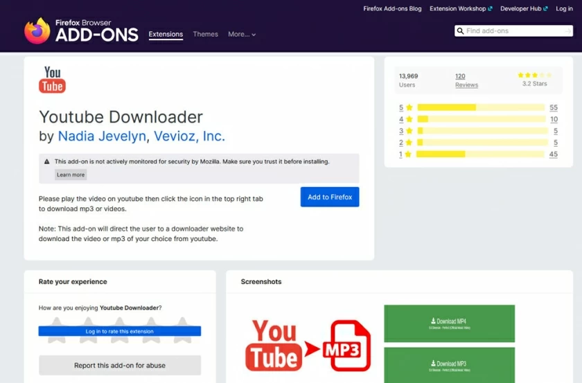  YouTube video downloader firefox 6