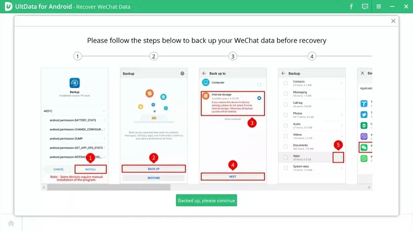 How to use Android data recovery25