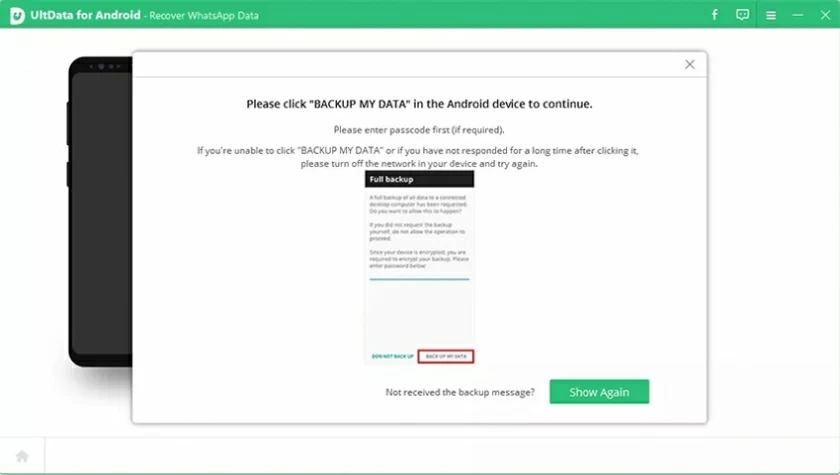 How to use Android data recovery34