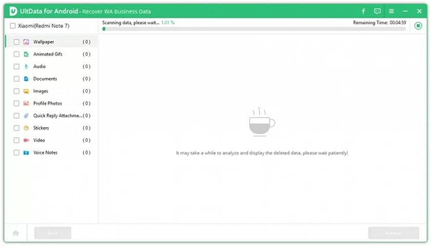 How to use Android data recovery45