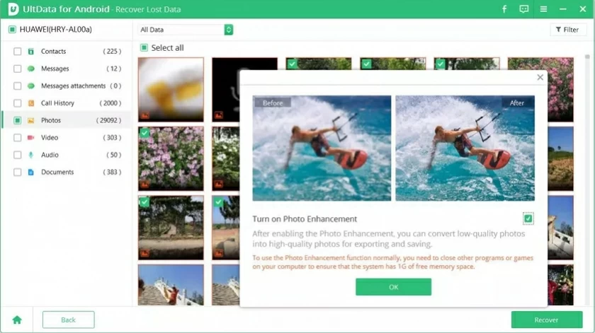 How to use Android data recovery9