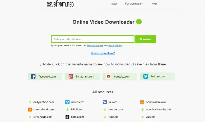 Free YouTube downloader Like y2mate3