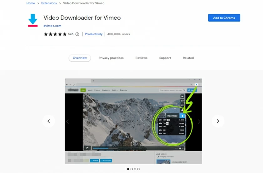 Best vimeo video downloader chrome2