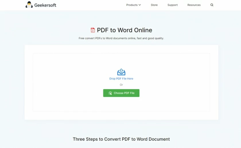 convert pdf to word on windows 10-Geekersoft PDF to Word