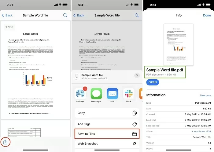Convert Word to PDF14