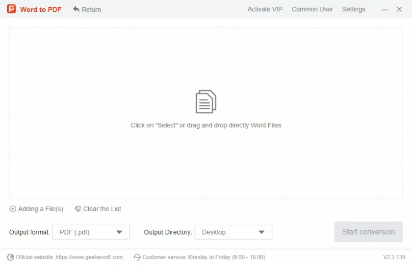 Convert Word to PDF2