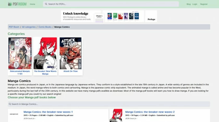 Download Free Manga PDF Books 1