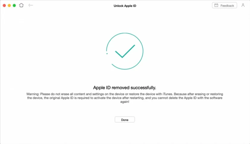 restore a iPad to factory Settings without a password3