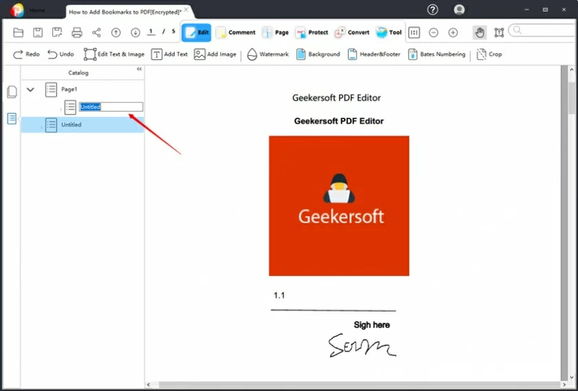 How to Add Bookmarks to PDF2