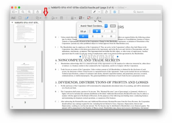 How to Add Watermark to PDF11