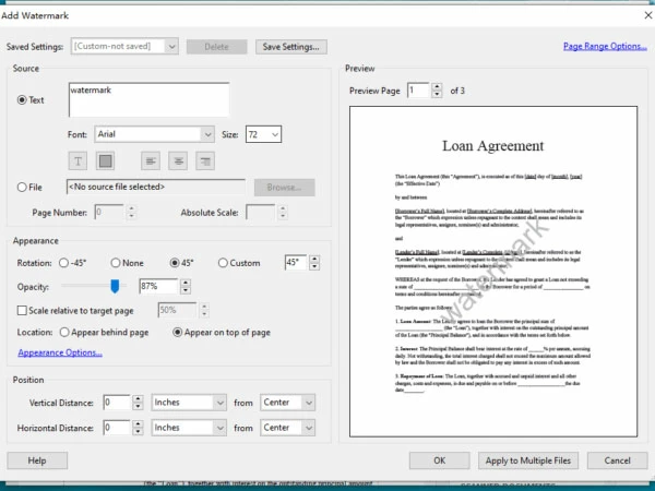 How to Add Watermark to PDF8
