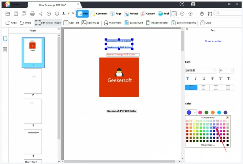 How to Change PDF Color5