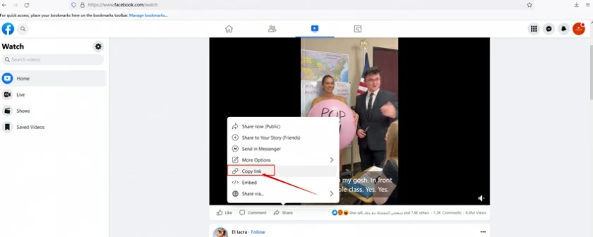 How to download/save video from facebook1